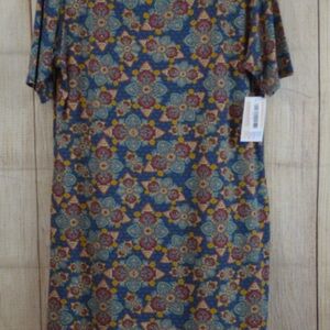 LuLaRoe Julia Dress - Multicolor Geometric Design